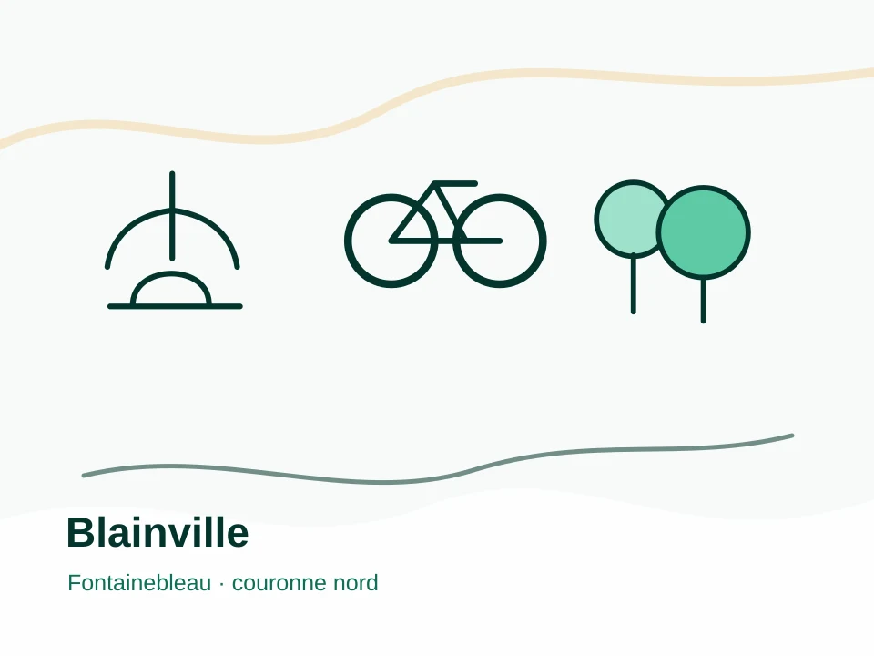 Illustration locale de Blainville: Parc régional de la Rivière-du-Nord, pistes cyclables, quartiers résidentiels neufs